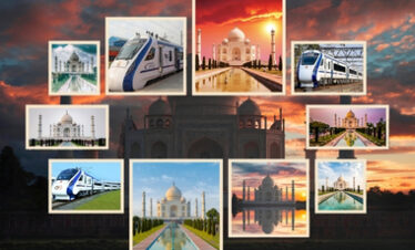 Taj mahal tour by vande bharat express