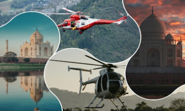 Taj Mahal Tour By Helicopter From Delhi